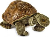 knuffelschildpad junior 29 cm pluche groen/bruin