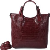 Bag in bag Ines Delaure croco marsala