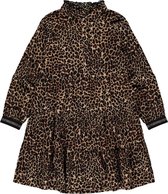 Name-it Meisjes Jurk Nagira Leopard Black Noos - 140