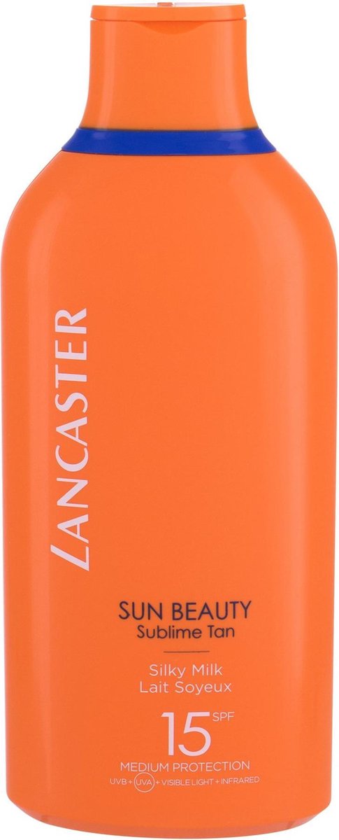 Maxim Ijver Zoeken Lancaster Sun Beauty Silky Milk - SPF15 - Zonnebrand - 400 ml | bol.com