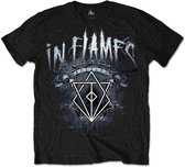 In Flames Heren Tshirt -2XL- Battles Crest Zwart