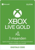 Microsoft Xbox Live Gold 3 Maanden Abonnement Xbox Series X|S, Xbox One & Xbox 360 Download