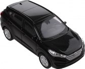 schaalmodel Hyundai Tucson 1:34 zwart 11 cm