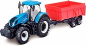 tractor New Holland jongens 38 cm ABS blauw 2-delig