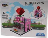 Mini City Streetview Flower Shop bouwset 127-delig (657003)