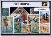Zeepaardjes – Luxe postzegel pakket (A6 formaat) : collectie van verschillende postzegels van zeepaardjes – kan als ansichtkaart in een A6 envelop - authentiek cadeau - kado - geschenk - kaart - Hippocampus - zeenaaldachtigen - Syngnathidae - zee