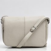 Damestas / Schoudertas / Crossbodytas Beige Leren