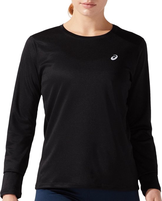 Asics Core LS Sportshirt - Maat XL  - Vrouwen - Zwart