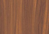 5x rollen decoratie plakfolie walnoot houtnerf look bruin 45 cm x 2 meter zelfklevend - Decoratiefolie - Meubelfolie