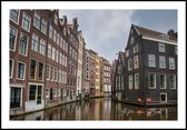 Poster Amsterdam - Anton van Beek Collectie 21x30 cm