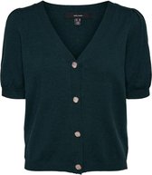 Vero Moda Vest Vmkarma 2/4 V-neck Cardigan Ga 10248908 Sea Moss Dames Maat - S