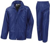 Royal blauwe regenpak van Hooodie L