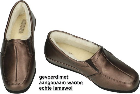 Rohde -Dames - brons - pantoffels - maat 38
