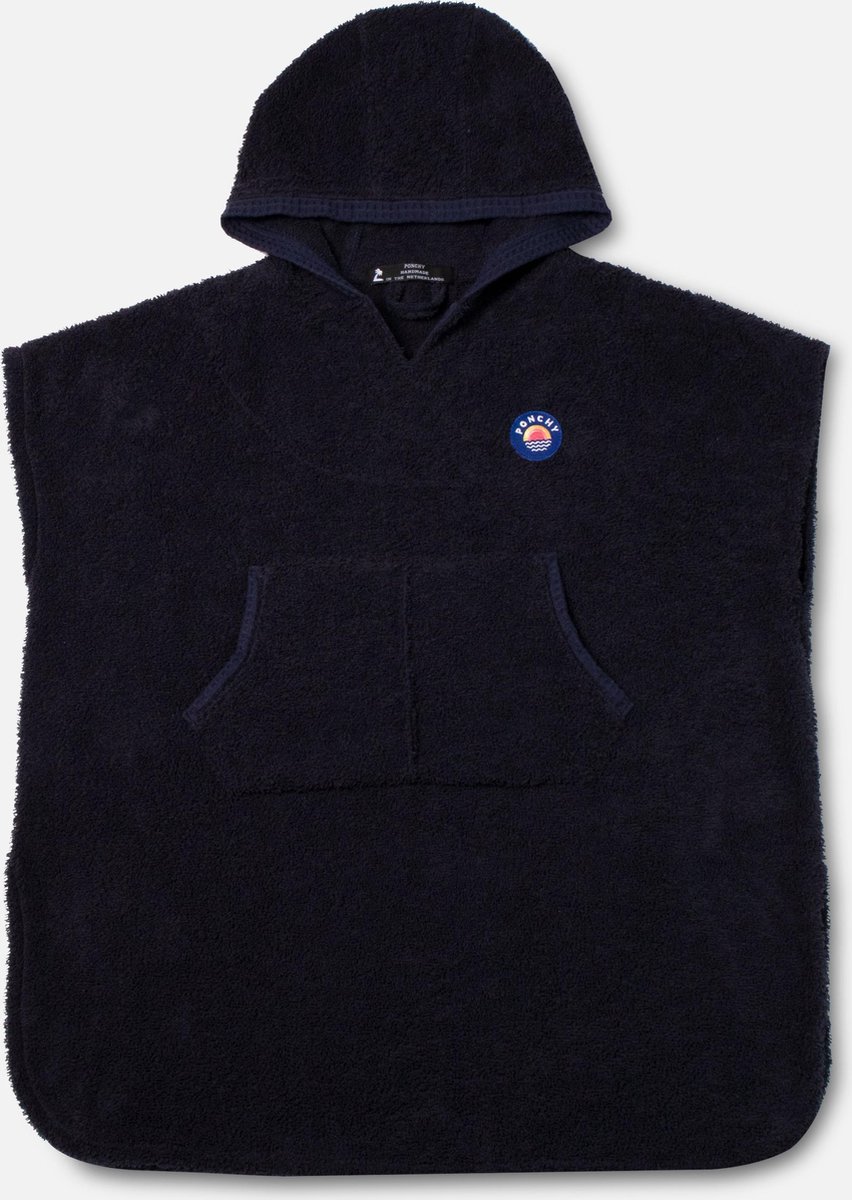Ponchy - Azul Oscuro - Kinder Strandponcho - Middel - Badcape
