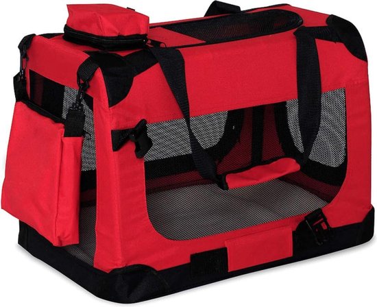 BEST IN DE PC19 Grote transporttas, hondentas, kattentas, draagtas voor  kleine honden en katten tot 5 kg, hondenbox, kattenbox, draagbox,  Chihuahua, 43 x 30 x 23 cm, bruin : : Huisdierbenodigdheden