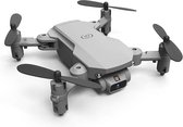 LUXWALLET Nocchi 3D - 10KM/h - 52 Gram - Mini Drone Camera - 480P - Opvouwbaar - Opbergcase - Grijze Drone + 2x Accu