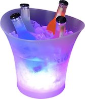 WiseGoods Luxe Ijsemmer voor Wijn & Drank - LED Verlichting - Wijnkoeler Bucket - Emmer Voor Flessen - Koeler - 5 Liter