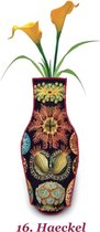 Barceloning - HAECKEL - Vase Cover - Sustainable & 100% Organic Cotton Vase Cover - Inspired Vibrant Designs - Pack of 5, Choose from 19 Designs.