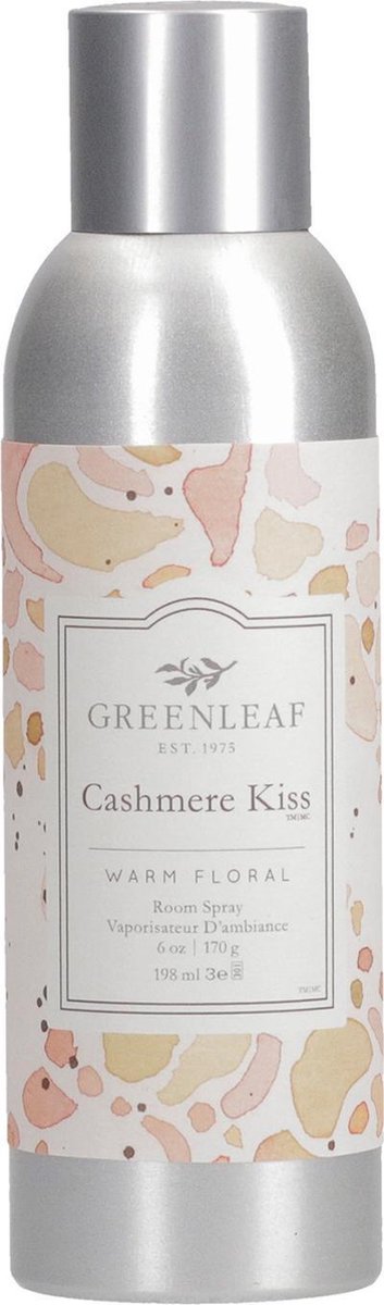 Greenleaf Spray Cashmere Kiss 236 Ml 5,5 X 18 Cm Staal Zilver