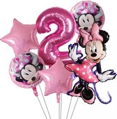 Disney  Minnie Mouse Party Ballonnen 32Inch Nummer