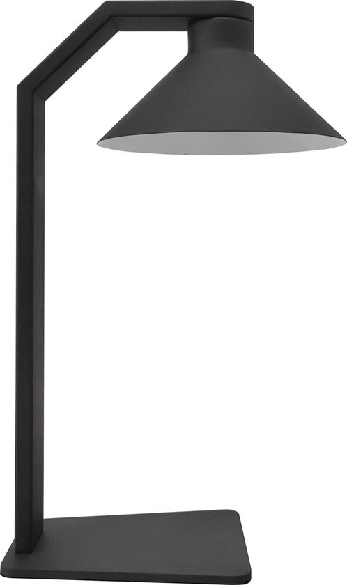 ETH Kevin - Lampe à poser - Bow - Zwart - E27 | bol.com