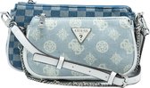 Guess Arie Double Pouch Dames Crossbody - Denim