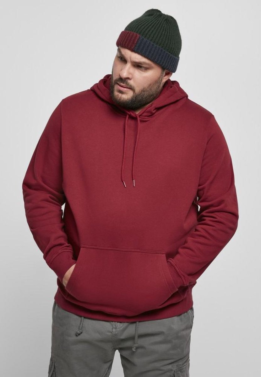 Urban Classics Organic Basic Hoodie/trui L Rood