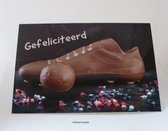 kleintje fotografie verjaardagskaart voetbalschoen felicitatie