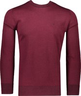 Calvin Klein Trui Rood Rood Normaal - Maat XL - Heren - Herfst/Winter Collectie - Katoen;Zijde