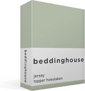 Beddinghouse Jersey - Topper - Hoeslaken - Eenpersoons - 70/90x200/210 cm - Green