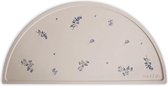 Mushie siliconen placemat lilac flowers - placemat - Lila - flowers - bloemen - bloemenprint - lavendel - etenstijd - baby - dreumes - peuter - BPA-vrij - mushie - tableware