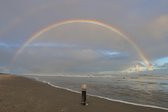 Foto Ameland op aluminium 120 x 60 cm de wadden op zijn mooist