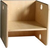 Kubusstoel stoeltje voor kleuters 35x35x35 cm