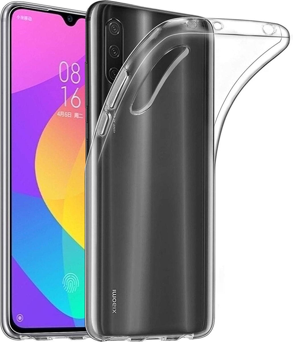 Silicone hoesje Geschikt voor: Xiaomi MI 9 Lite - transparant