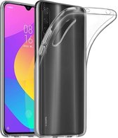 Silicone hoesje Geschikt voor: Xiaomi MI 9 Lite -  transparant