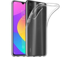 Silicone hoesje Geschikt voor: Xiaomi MI 9 Lite -  transparant