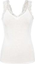 Pieces dames hemd kant - Lace Top - Barbera  - XL  - Wit
