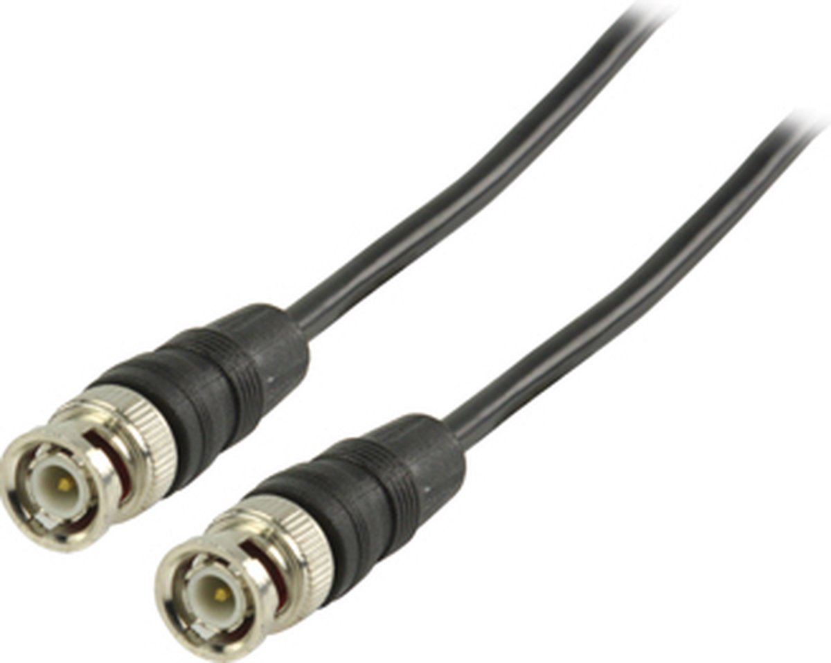Valueline Vlvp01000b30 Bnc Kabel Bnc Mannelijk - Bnc Mannelijk 3,00 M Zwart