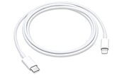 Mobiparts Braided USB-C naar Apple Lightning Kabel 1 Meter - Zwart