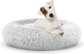 Behave Donut Hondenmand - Hondenkussen - Hondenbed - Kattenmand - Fluffy - Donut - 70cm - Grijs