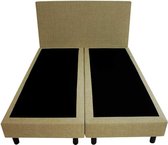 Bedworld Boxspring 200x200 - Linnenlook - Olijfgroen (S31)