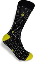 JustSockIt Pacman sokken - Sokken - Leuke sokken - Vrolijke sokken - Game sokken