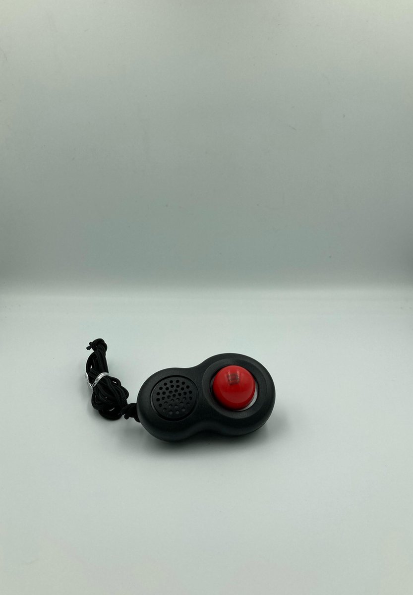 Ring clicker - Honden - Trainingshulpmiddel - Zwart Rood - Merkloos