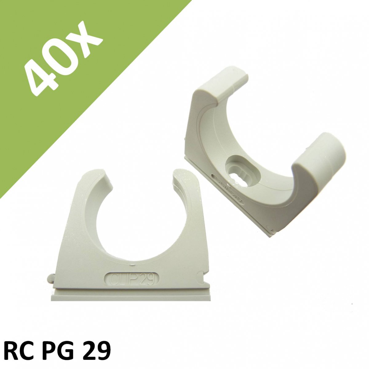 Fischer pipe clip RC F PG -