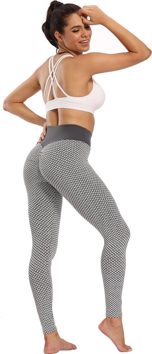 Dames Legging Met Mardi-Print - Casual Nauwsluitend Met Billen Lifting Effect