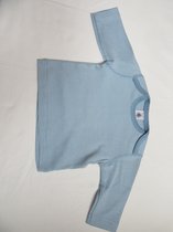 petit bateau , t shirt lange mouw , streepje blauw , 74 - 12 maand