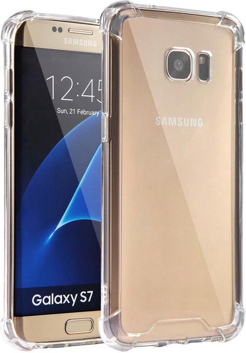 Samsung Galaxy S7 - Backcover Transparant - Shockproof Hoesje