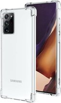 Hoesje geschikt voor Samsung Galaxy Note 20 Ultra - Back Cover Transparant Shockproof