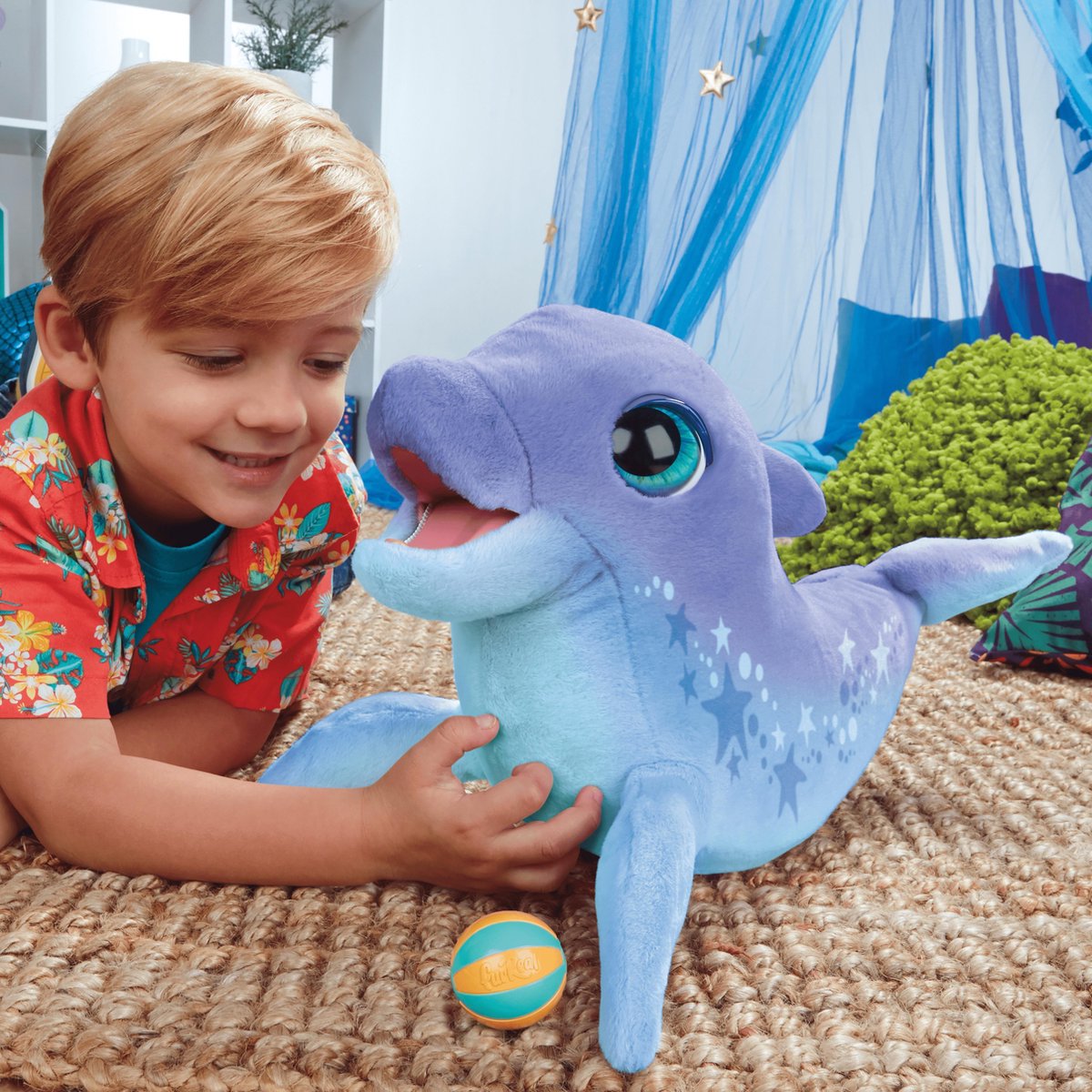 FurReal: Dimples mijn Speelse Dolfijn - Interactieve Knuffel — afbeelding 13