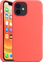 iPhone 12 / 12 Pro hoesje met MagSafe –  Citrus Roze Siliconen - voor Apple Oplader